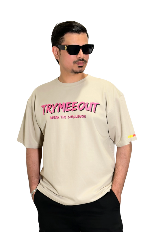 Oversized Grey – TRYMEEOUT WEAR THE CHALLENGE (ANIME BLUE)