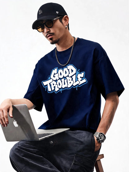 GOOD TROUBLE NAVY BLUE | TRYMEEOUT