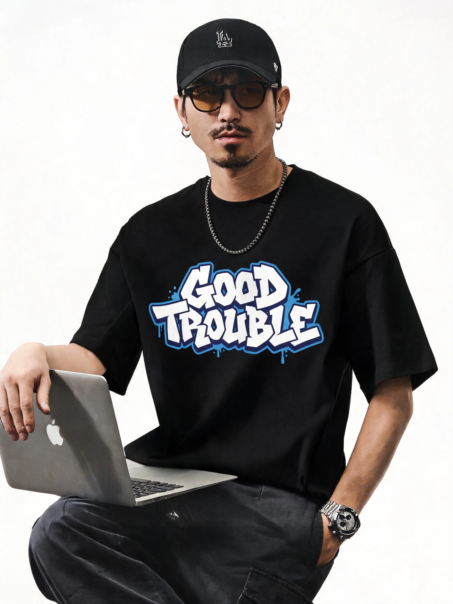 GOOD TROUBLE BLACK | TRYMEEOUT