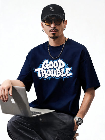 GOOD TROUBLE NAVY BLUE | TRYMEEOUT