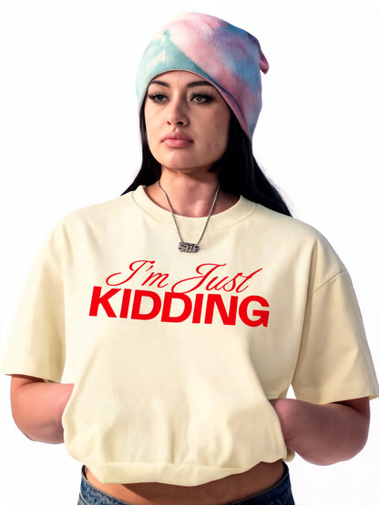 I'M JUST KIDDING OFF WHITE | TRYMEEOUT