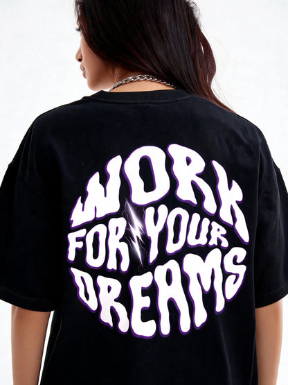 WORK FOR YOUR DREAMS BLACK | TRYMEEOUT
