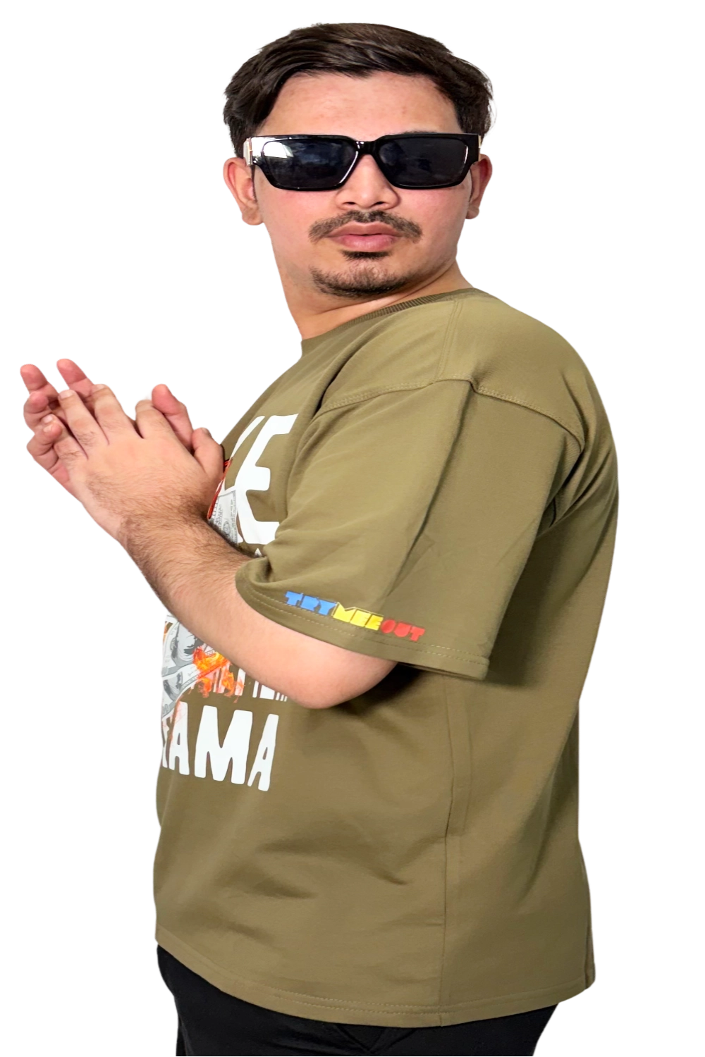 Oversized Bage Green – MAKE MONEY NO DRAMA