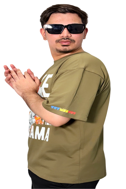 Oversized Bage Green – MAKE MONEY NO DRAMA