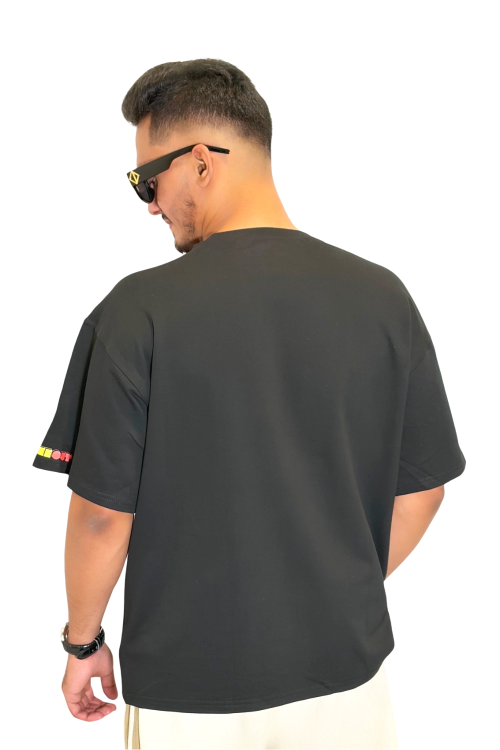 Oversized Black - NOT WORTH IT Graffiti