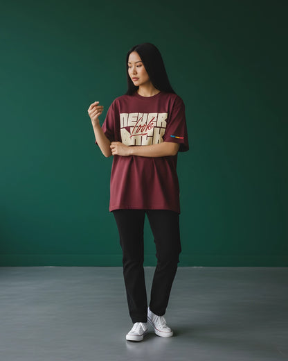 NEVER LOOK BACK CREAM GRAFFITI