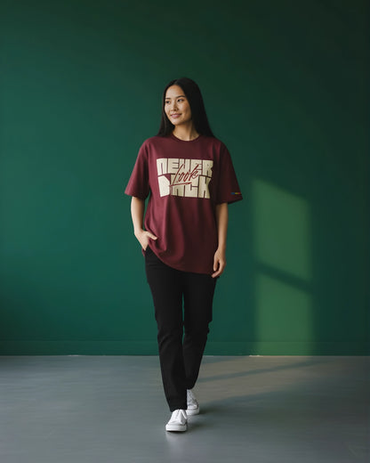 NEVER LOOK BACK CREAM GRAFFITI