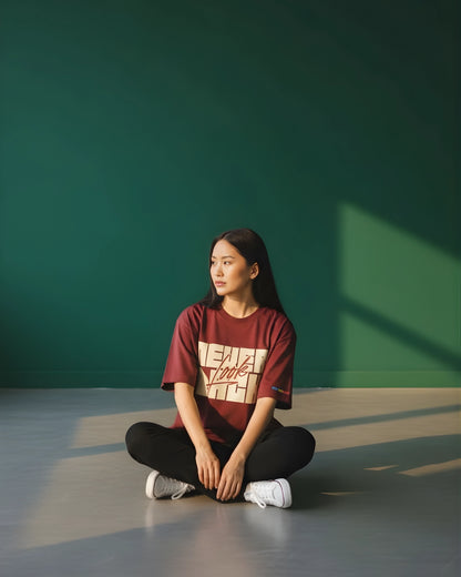 NEVER LOOK BACK CREAM GRAFFITI