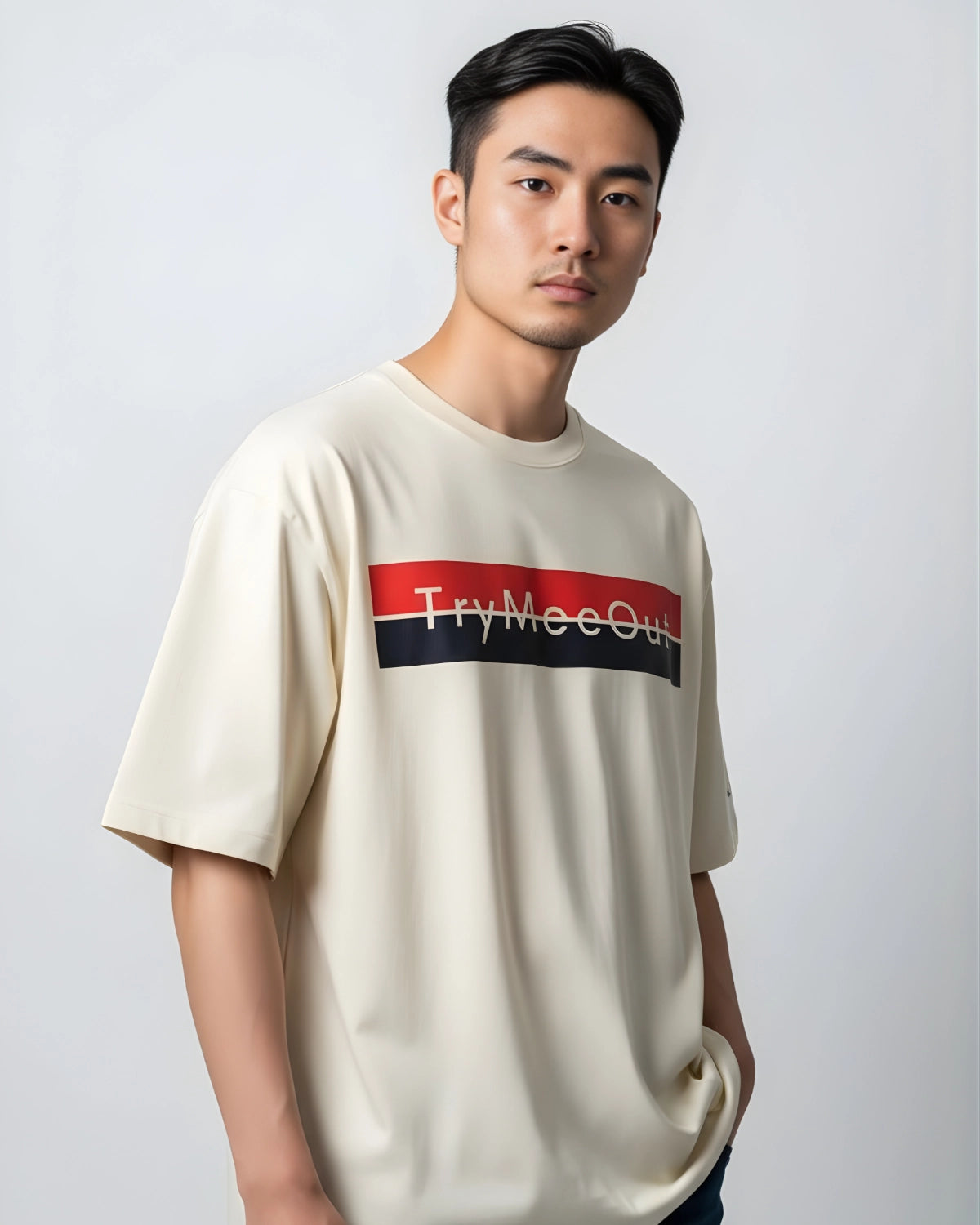 TRYMEEOUT BLUE RED GRAFFITI