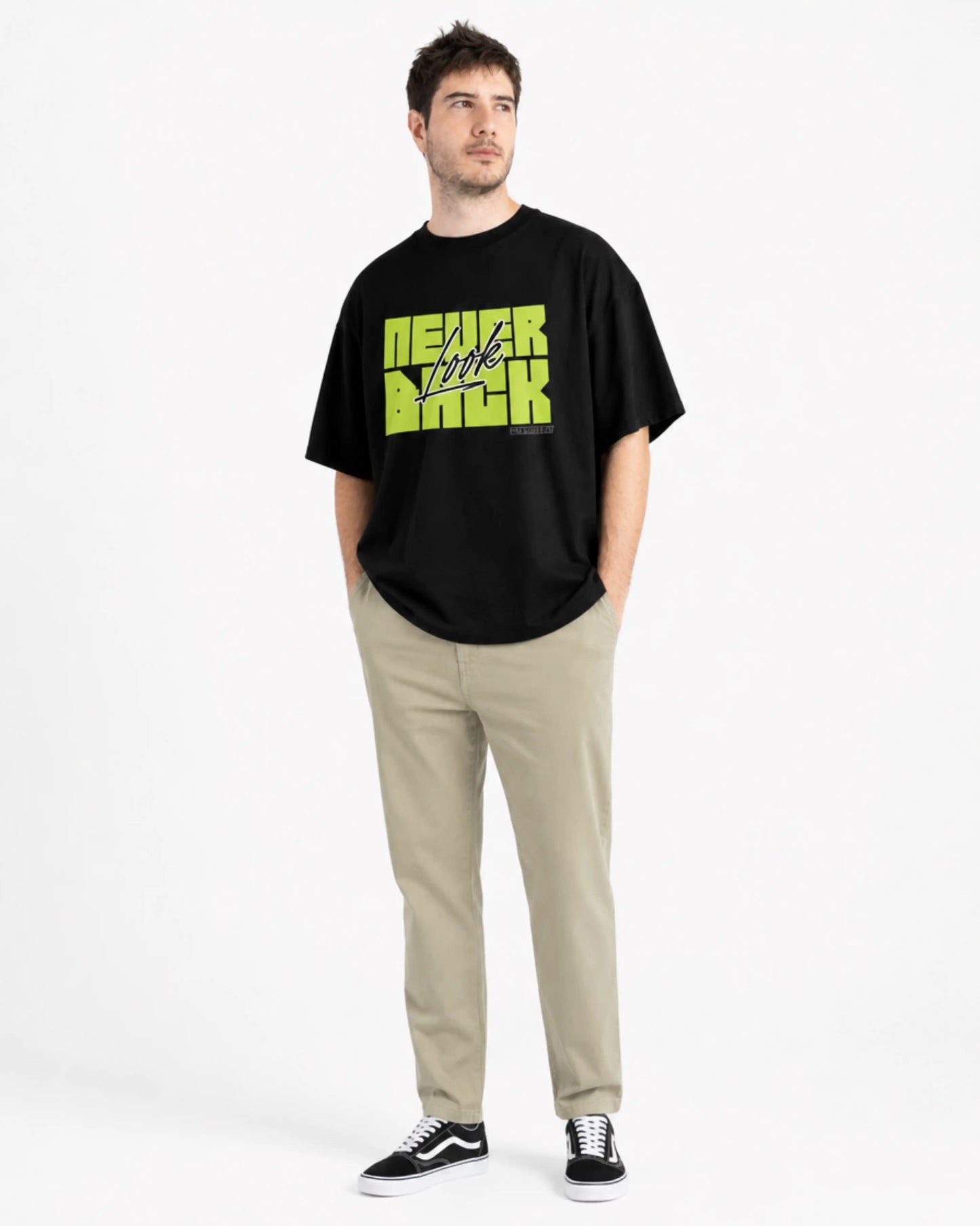 NEVER LOOK BACK - BLACK(NEON)