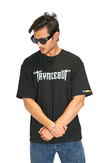 Oversized Black – TRYMEEOUT Crystal Graffiti