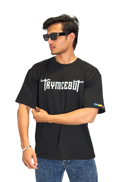 Oversized Black – TRYMEEOUT Crystal Graffiti